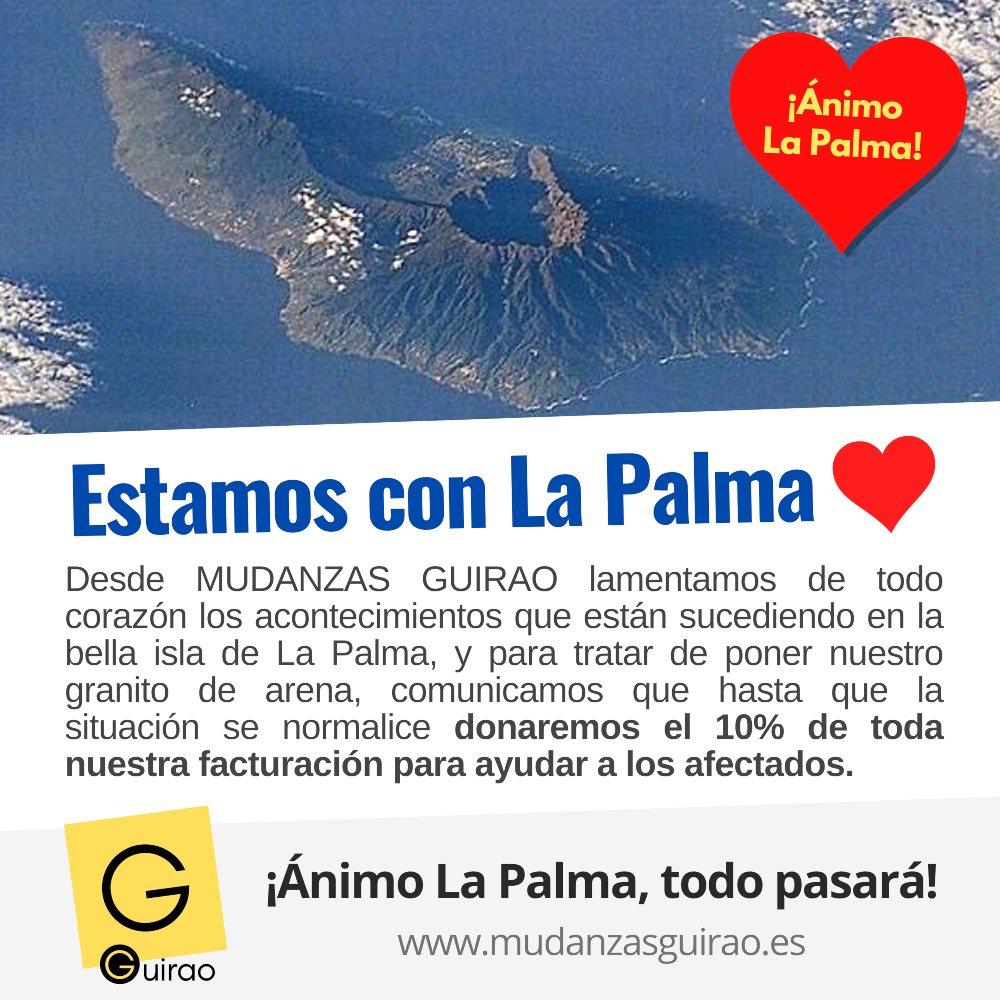 MUDANZAS GUIRAO - Ayudemos a La Palma